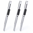 Cuttere metalice de birou cu agatatoare si finisari cromate - V9709 Cuttere metalice de birou cu agatatoare si finisari cromate - V9709