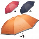 Umbrele promotionale pliabile cu margini reflectorizante - AP808414 Umbrele promotionale pliabile cu margini reflectorizante - AP808414