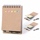 Notesuri promotionale cu etichete adezive colorate si pix inclus - V2925 Notesuri promotionale cu etichete adezive colorate si pix inclus - V2925