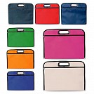 Mape promotionale din poliester cu maner incorporat si design elegant - V2889 Mape promotionale din poliester cu maner incorporat si design elegant - V2889