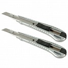 Cuttere promotionale din metal cu lama reglabila subtire - 12411 Cuttere promotionale din metal cu lama reglabila subtire - 12411