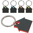 Brelocuri promotionale din plastic cu forma de casa si inel pentru chei - 16912 Brelocuri promotionale din plastic cu forma de casa si inel pentru chei - 16912