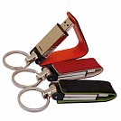 Stick-uri USB promotionale de 4 GB cu protectie din piele si inel pentru chei - 16483 Stick-uri USB promotionale de 4 GB cu protectie din piele si inel pentru chei - 16483