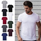 Tricouri promotionale barbatesti din bumbac cu guler rotund la baza gatului - F11900 Tricouri promotionale barbatesti din bumbac cu guler rotund la baza gatului - F11900