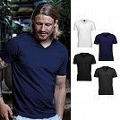 Tricouri promotionale barbatesti cu banda intarita la gat si maneci scurte - F18354 Tricouri promotionale barbatesti cu banda intarita la gat si maneci scurte - F18354