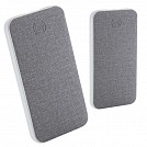 Powerbank de 3000 mAh cu incarcator wireless si suprafata din material textil - AP721372 Powerbank de 3000 mAh cu incarcator wireless si suprafata din material textil - AP721372