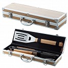 Seturi barbeque promotionale in cutie in otel inoxiabil si lemn de bambus Seturi barbeque promotionale in cutie in otel inoxiabil si lemn de bambus