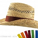 Palarii promotionale din paie, unisex - Cow Boy Straw Hat SCP3 Palarii promotionale din paie, unisex - Cow Boy Straw Hat SCP3