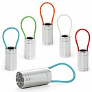 Lanterne de buzunar din aluminiu cu snur fosforescent din silicon - 94752 Lanterne de buzunar din aluminiu cu snur fosforescent din silicon - 94752