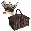 Cosuri promotionale de picnic din rachita cu tacamuri pahare si farfurii incluse - 0604036 Cosuri promotionale de picnic din rachita cu tacamuri pahare si farfurii incluse - 0604036