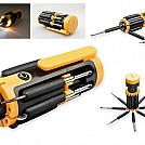 Lanterne multifunctionale din plastic cu 8 surubelnite pliabile - 82479 Lanterne multifunctionale din plastic cu 8 surubelnite pliabile - 82479