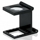 Lupe promotionale cu suport negru din plastic cu amplificare optica de 7x - AP761967 Lupe promotionale cu suport negru din plastic cu amplificare optica de 7x - AP761967