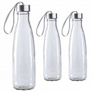 Bidoane din sticla transparenta cu capacitate de 580 ml si dop metalic- AP721705 Bidoane din sticla transparenta cu capacitate de 580 ml si dop metalic- AP721705