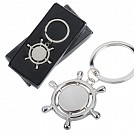 Brelocuri metalice promotionale cu forma de carma si inel pentru chei - R73213 Brelocuri metalice promotionale cu forma de carma si inel pentru chei - R73213