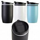 Pahare termoizolante metalice cu capac din plastic si capacitate de 330 ml - R08292 Pahare termoizolante metalice cu capac din plastic si capacitate de 330 ml - R08292