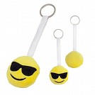 Brelocuri promotionale cu jucarie din plus cu forma de smile face - R73833 Brelocuri promotionale cu jucarie din plus cu forma de smile face - R73833
