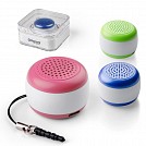 Boxe audio promotionale wireless pentru telefon in cutie din plastic - 09054 Boxe audio promotionale wireless pentru telefon in cutie din plastic - 09054