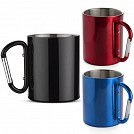 Cani metalice promotionale, cu carabina si capacitate de 280 ml - 17667 Cani metalice promotionale, cu carabina si capacitate de 280 ml - 17667