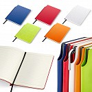 Carnetele promotionale A6 cu coperti colorate si suport pentru instrumente de scris - 17678 Carnetele promotionale A6 cu coperti colorate si suport pentru instrumente de scris - 17678
