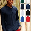 Tricouri polo barbatesti din bumbac cu 3 nasturi si maneci lungi - Premium Long Sleeve 63-310 Tricouri polo barbatesti din bumbac cu 3 nasturi si maneci lungi - Premium Long Sleeve 63-310