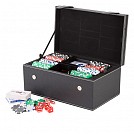 Cutie pentru 2 sticle vin, cu carti de joc si jetoane de poker - AP883002 Cutie pentru 2 sticle vin, cu carti de joc si jetoane de poker - AP883002