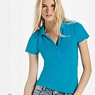 Tricouri polo de dama din bumbac cu maneci scurte - Love Spice PWL08 Tricouri polo de dama din bumbac cu maneci scurte - Love Spice PWL08