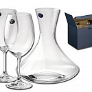 Seturi de 2 pahare promotionale cu carafa de vin - Bohemia 0435 Seturi de 2 pahare promotionale cu carafa de vin - Bohemia 0435