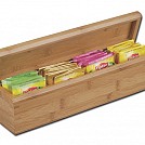 Cutii promotionale din lemn de bambus cu plicuri de ceai Lipton - 96036 Cutii promotionale din lemn de bambus cu plicuri de ceai Lipton - 96036