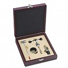 Cutii elegante cu patru accesorii metalice de vin - 22219 Cutii elegante cu patru accesorii metalice de vin - 22219