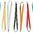 Lanyard-uri promotionale cu carabine metalice si design clasic - AP761112 Lanyard-uri promotionale cu carabine metalice si design clasic - AP761112