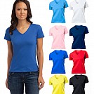 Tricouri promotionale de dama cu guler in V si croiala tubulara - ST2700 Tricouri promotionale de dama cu guler in V si croiala tubulara - ST2700