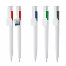 Pixuri promotionale din plastic cu clip lat si accesorii colorate - Coder AP809370 Pixuri promotionale din plastic cu clip lat si accesorii colorate - Coder AP809370