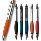Pixuri promotionale metalice cu grip cauciucat si colorat - 2214 Pixuri promotionale metalice cu grip cauciucat si colorat - 2214
