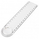 Rigle promotionale din plastic transparent cu lupa si raportor - AP800343 Rigle promotionale din plastic transparent cu lupa si raportor - AP800343