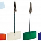 Suporturi promotionale de notite cu stativ colorat si clips metalic - AP791342 Suporturi promotionale de notite cu stativ colorat si clips metalic - AP791342