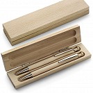 Set de pix si creion mecanic din lemn in cutie de cadou - Wooden 5741 Set de pix si creion mecanic din lemn in cutie de cadou - Wooden 5741