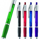 Pixuri promotionale din plastic cu grip cauciucat - 17959 Pixuri promotionale din plastic cu grip cauciucat - 17959