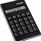 Calculatoare promotionale cu dubla alimentare din plastic negru - 0242 Calculatoare promotionale cu dubla alimentare din plastic negru - 0242