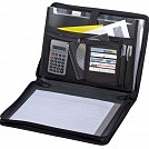 Mape promotionale A4 cu bloc notes de 60 de pagini si fermoar dublu - 4903 Mape promotionale A4 cu bloc notes de 60 de pagini si fermoar dublu - 4903