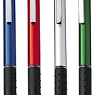 Pixuri din aluminiu cu clip subtire si grip cauciucat - 17723 Pixuri din aluminiu cu clip subtire si grip cauciucat - 17723