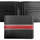 Portofele Scherrer, din piele neagra cu finisari rosii - Circuit SLW123 Portofele Scherrer, din piele neagra cu finisari rosii - Circuit SLW123