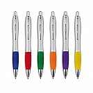 Pixuri promotionale din plastic cu grip cauciucat colorat - Riosatin KC3315 Pixuri promotionale din plastic cu grip cauciucat colorat - Riosatin KC3315