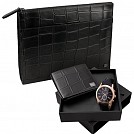 Seturi de ceasuri unisex cu portofele Ungaro si mape de documente - UPDMW101 Seturi de ceasuri unisex cu portofele Ungaro si mape de documente - UPDMW101