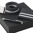 Portofele Jean Louis Scherrer din piele cu curea si pixuri metalice de lux - SPABW302 Portofele Jean Louis Scherrer din piele cu curea si pixuri metalice de lux - SPABW302