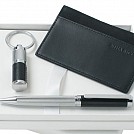 Seturi Nina Ricci de pixuri bicolore cu portcarduri din piele si stickuri USB - RPBCU463 Seturi Nina Ricci de pixuri bicolore cu portcarduri din piele si stickuri USB - RPBCU463