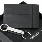 Seturi de portcarduri din piele naturala cu brelocuri de lux - Cerruti NPKW308 Seturi de portcarduri din piele naturala cu brelocuri de lux - Cerruti NPKW308