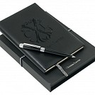 Seturi de pixuri negre Lacroix cu carnetele de lux A5 - LPBH416 Seturi de pixuri negre Lacroix cu carnetele de lux A5 - LPBH416