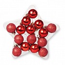 Seturi promotionale de 15 globulete rosii pentru Craciun - CX1396 Seturi promotionale de 15 globulete rosii pentru Craciun - CX1396