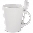 Cani promotionale din ceramica cu lingurita - MO8442 Cani promotionale din ceramica cu lingurita - MO8442