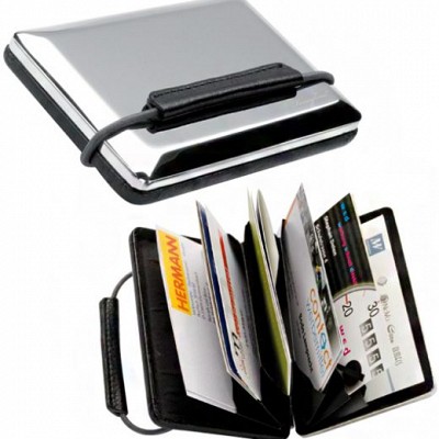 Port-card de lux din metal - F128 f128 Port carduri promotionale de lux cu corpul din metal din metal